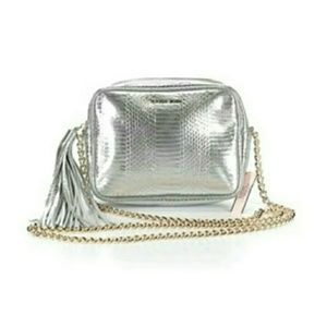 Victoria's Secret Silver Crossbody Bag